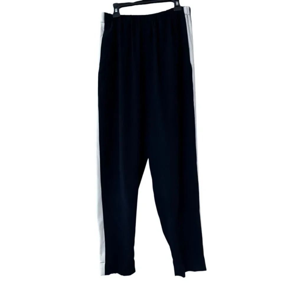 Babaton Black Pants PocketsβWhite Trim Trousers SZ S